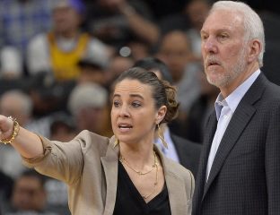 Becky Hammon and Greg Popovich