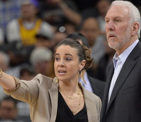 Becky Hammon and Greg Popovich